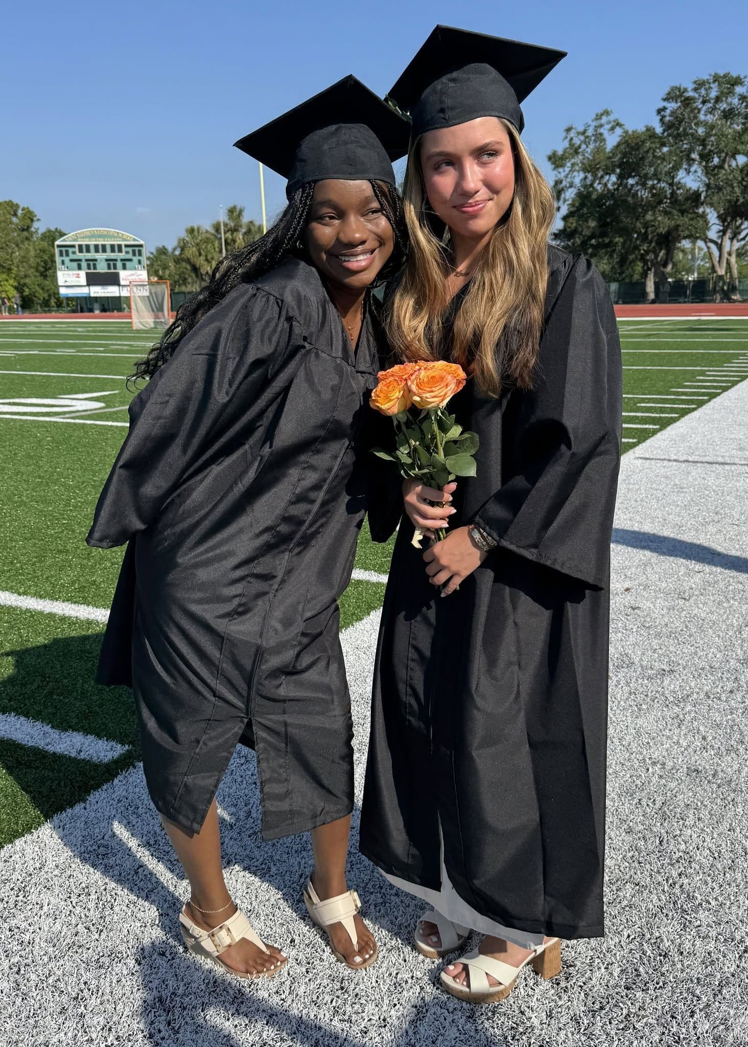 Graduates at the annual Senior Walk