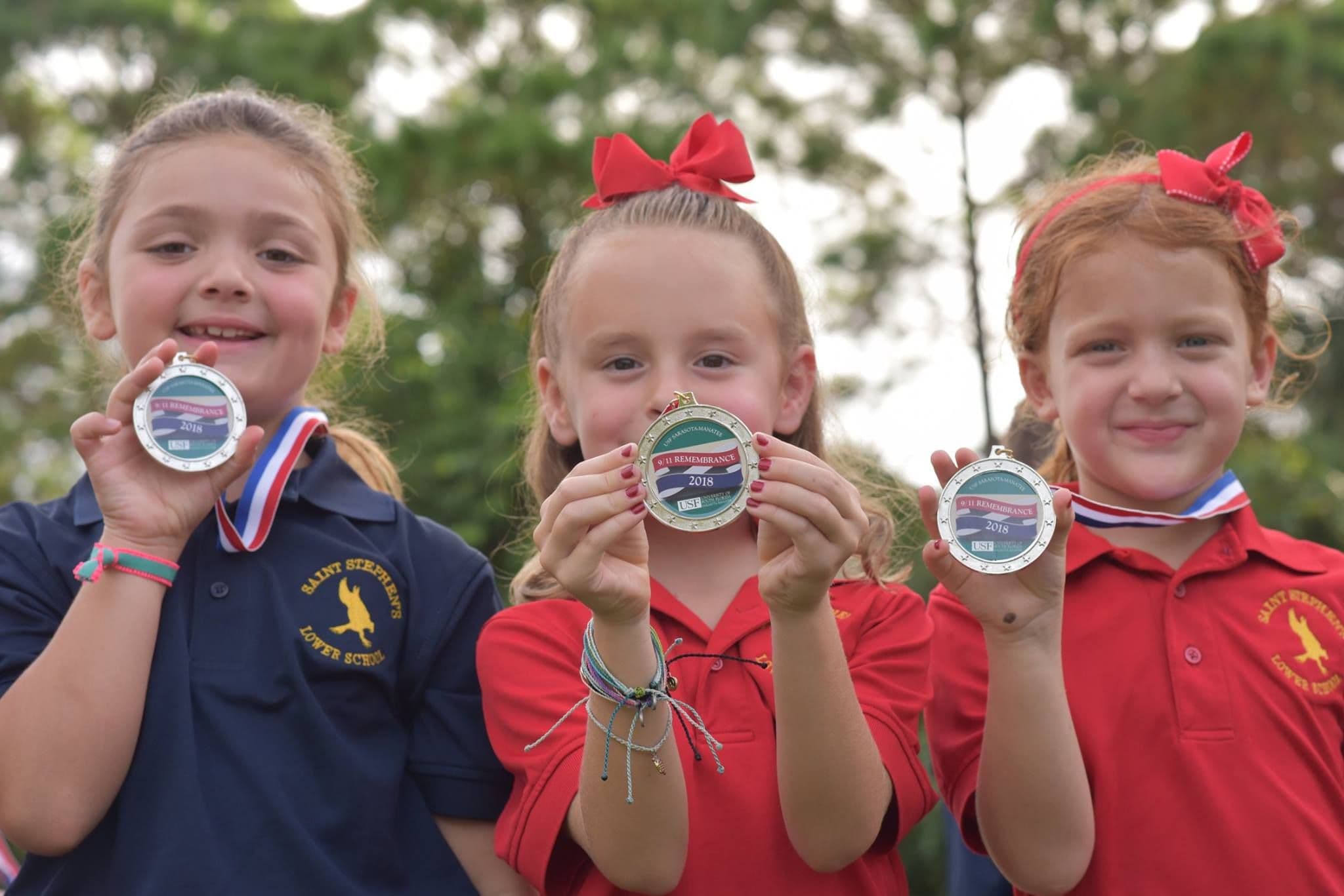 Students show off their medals