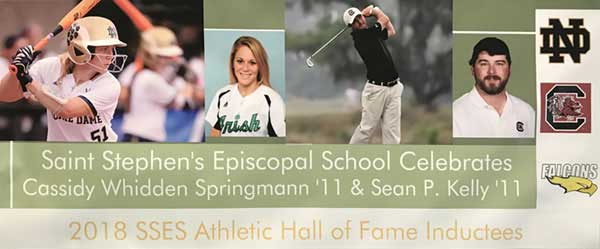 2018 Athletic Hall of Fame banner
