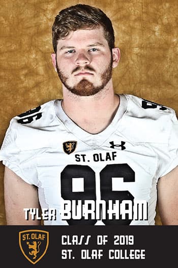 Tyler Burnham Class of 2019 St. Olaf College