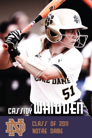 Cassidy Whidden Class of 2011 Notre Dame