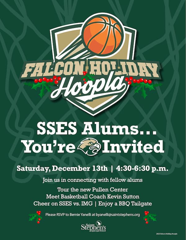Holiday Hoopla, SSES Alums... You're Invited - Sat Dec 15 | 4:30-6:30 p.m.