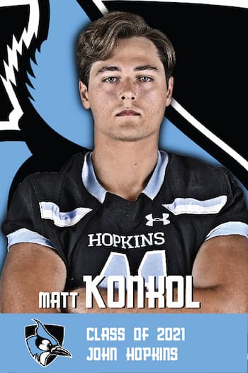 Matt Konkol Class of 2021 John Hopkins