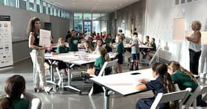 Children in STEAM Center