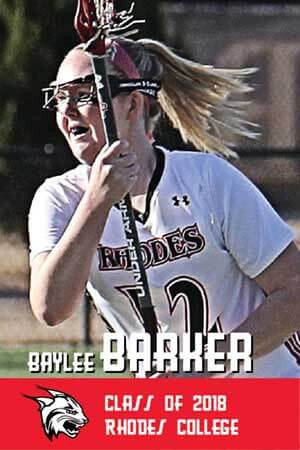 Baylee Barker Class of 2018 Rhodes College