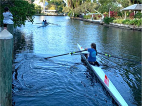 Saint Stephen's students kayaking