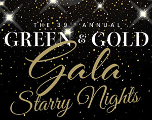the 39th Annual Green and Gold Gala