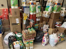Hurrican relief supplies