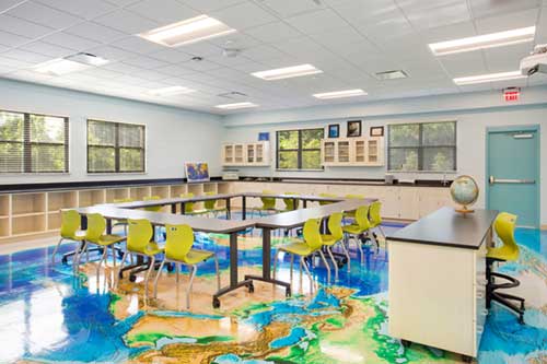 Marine Science classroom