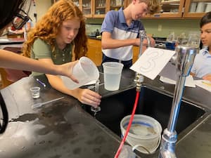 Students in Science Class