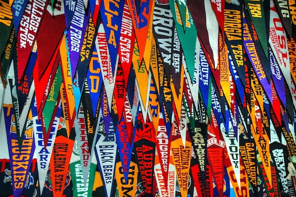 Backpack with Spring Break written on it