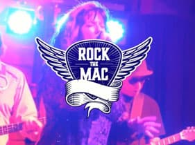 Band playing at Rock the Mac