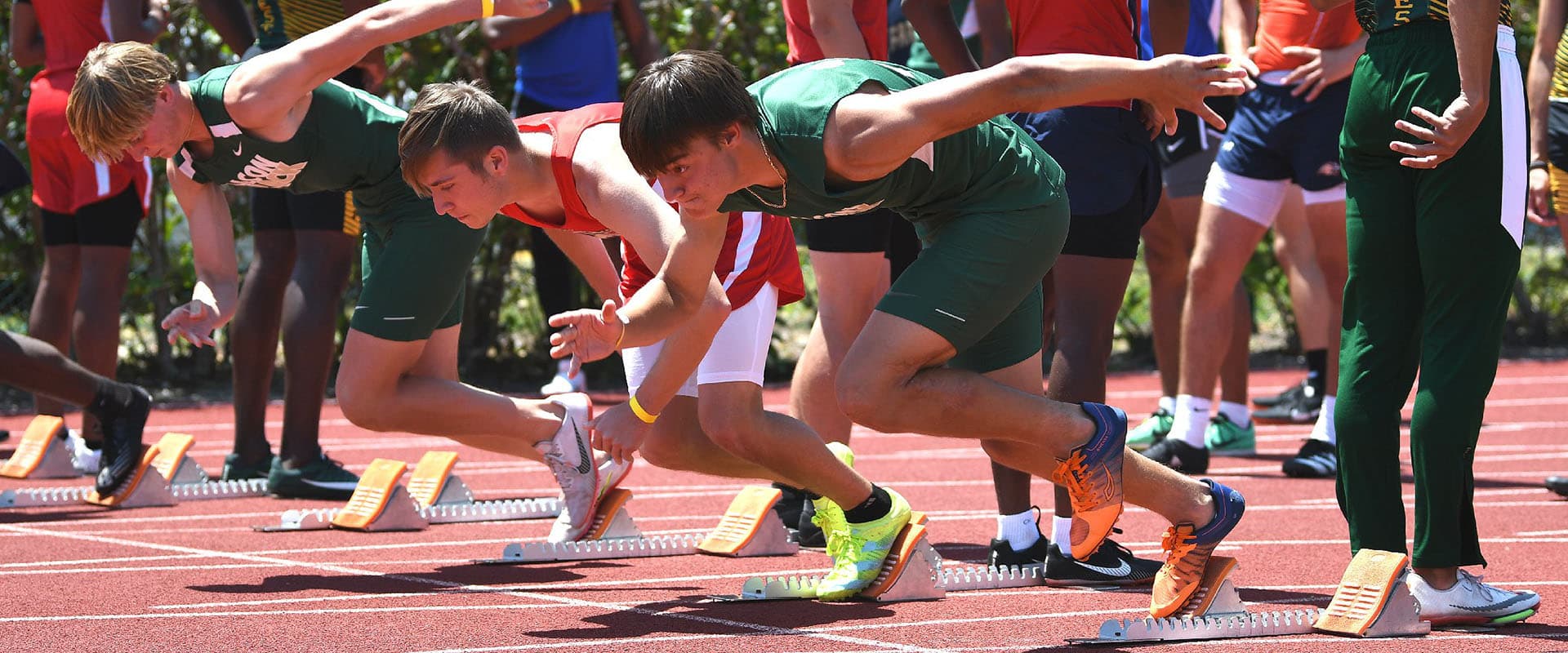 Student running