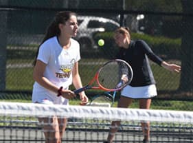 Photo of Saint Stephen's tennis player